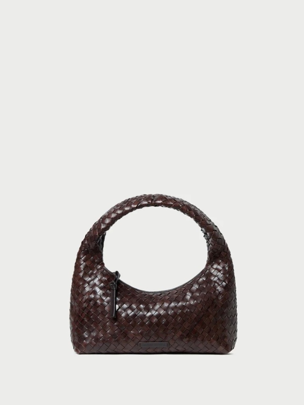 *NO OFFER* Loeffler randall leather Chocolate Woven Shoulder Bag